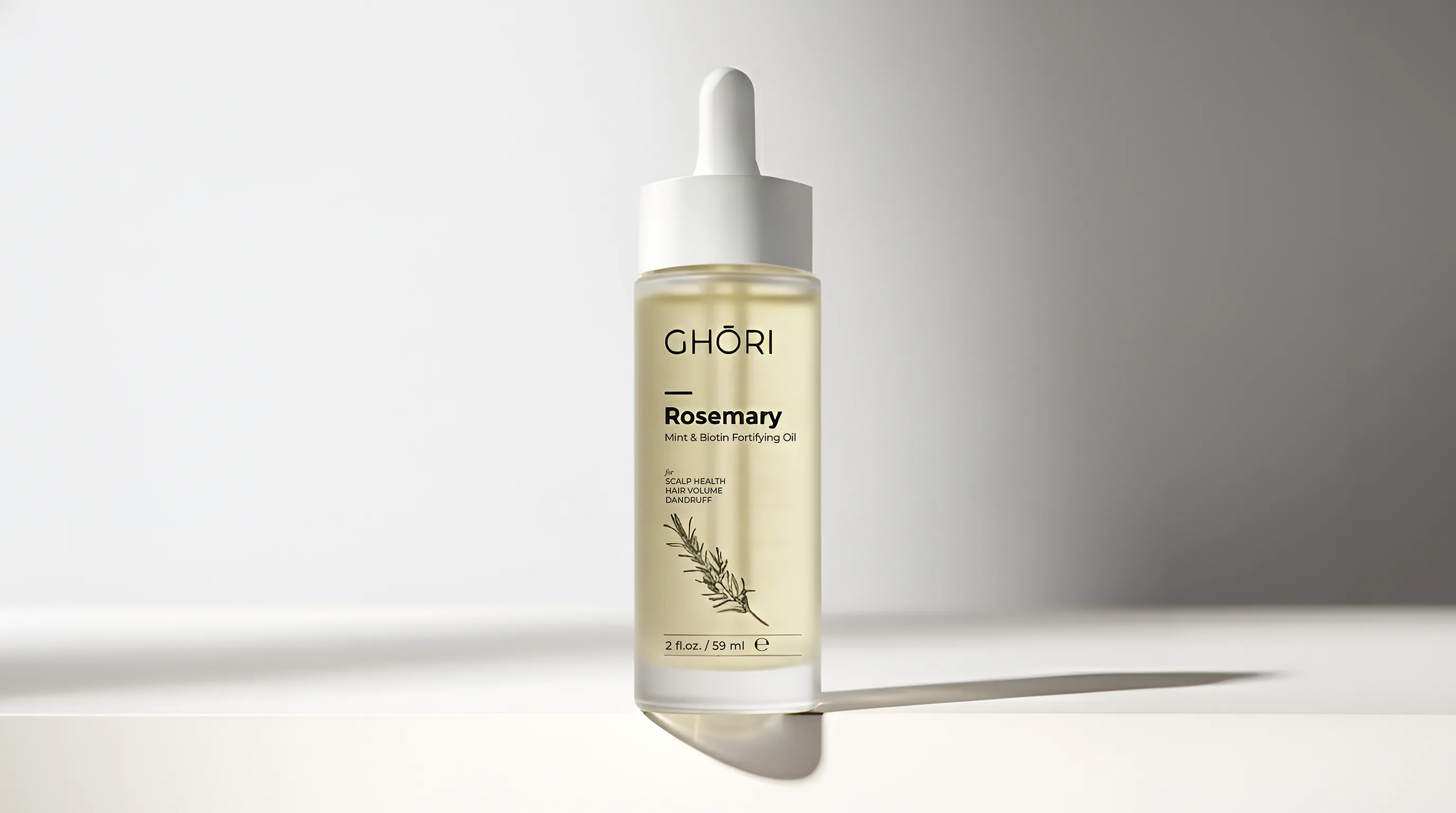 Ghori Rosemary, Mint & Biotin Fortifying Oil — The Promise