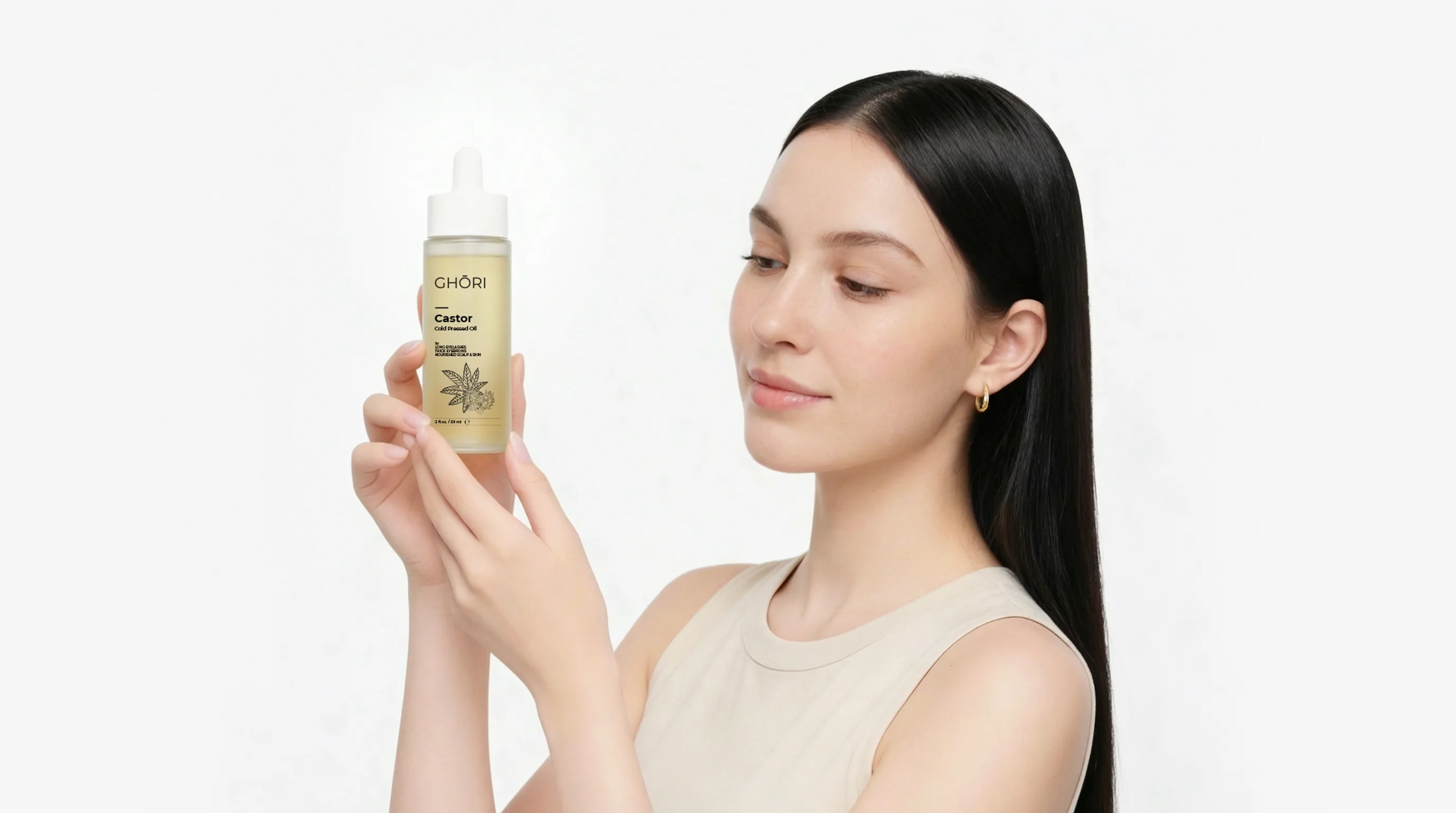 Ghori Premium Cold-Pressed Castor Oil 60 ML — The Formula