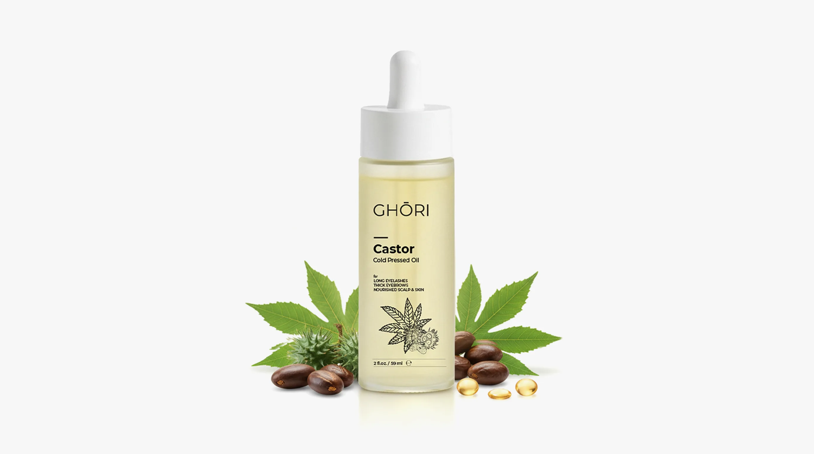 Ghori Premium Cold-Pressed Castor Oil 60 ML — The Ritual
